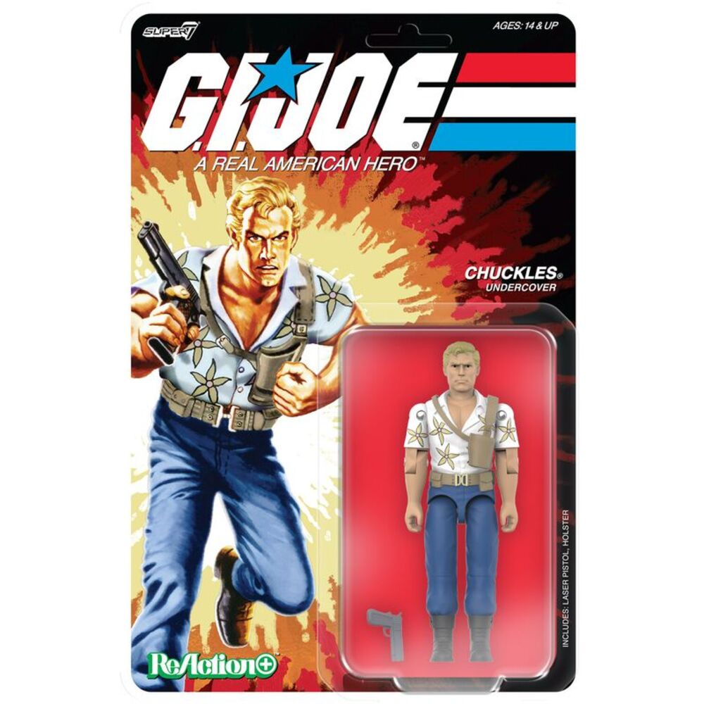 Super7 - G.I. Joe - ReAction+ Wv7 - Chuckles (Movie)  COLLECTIBLES